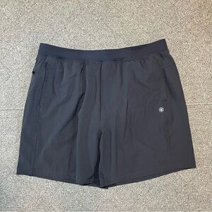 Gaiam Active Gym Training Shorts Mens Size XXL Gray Drawstring Pockets